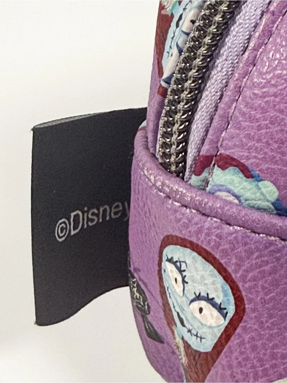 Disney Loungefly Nightmare Before Christmas Purple Character Makeup Bag